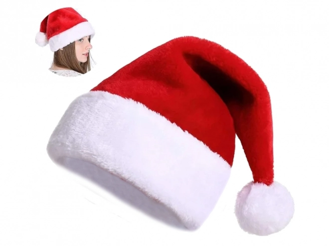 Czapka Mikołaja z pomponem