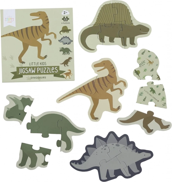 A Little Lovely Company - puzzle z motywem dinozaurów