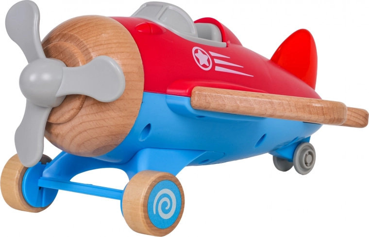 Bezpieczne i trwałe wykonanie z drewna i plastiku