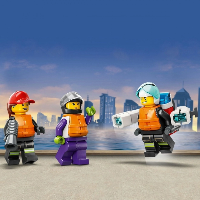 LEGOae City 60373 Łódź ratunkowa straży pożarnej i ponton