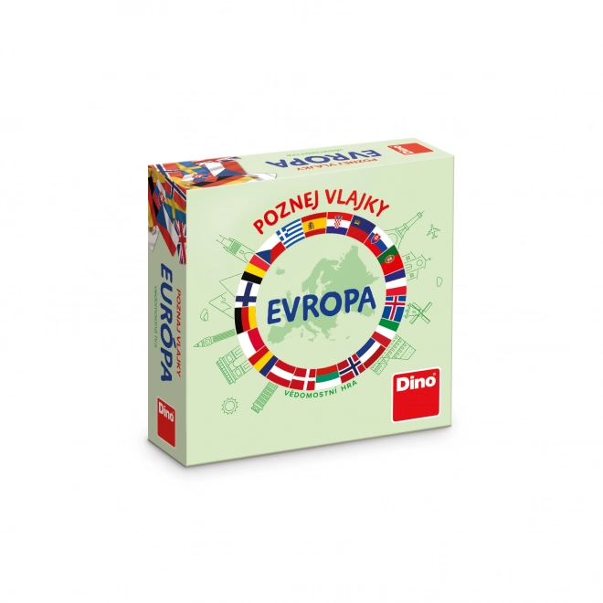 Dino Gra Podróżna Poznaj Flagi Europy