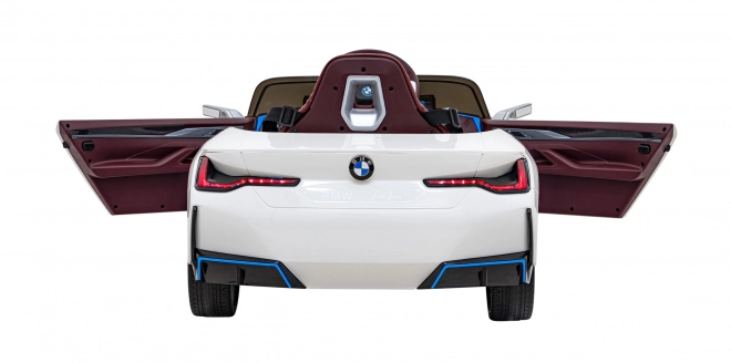 Samochód dziecięcy na baterię BMW i4 – Białe