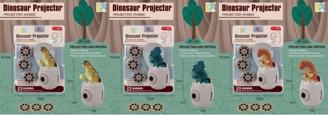 Projektor z Dinozaurem Zielony