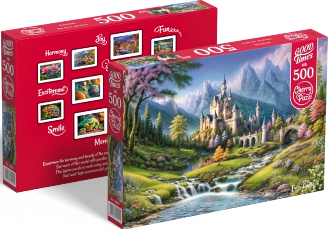 Puzzle Bajkowy zamek 500 elementów Cherry Pazzi