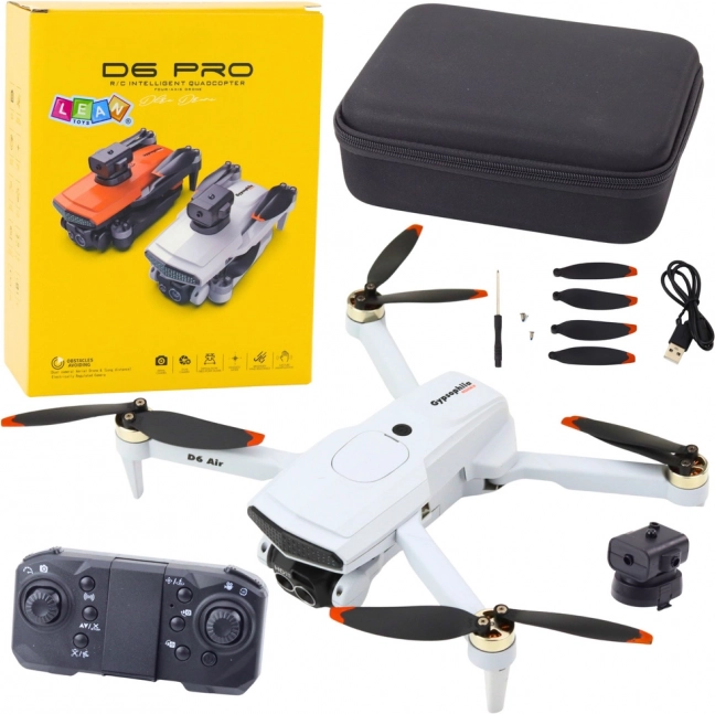 Dron D6 Pro z kamerą i oświetleniem LED