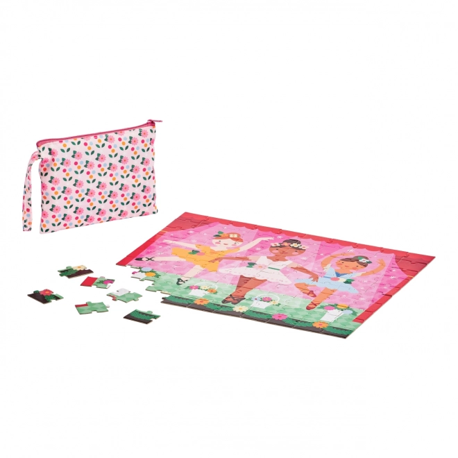 Petit Collage Puzzle Dwustronne 2 w 1 Baletnice