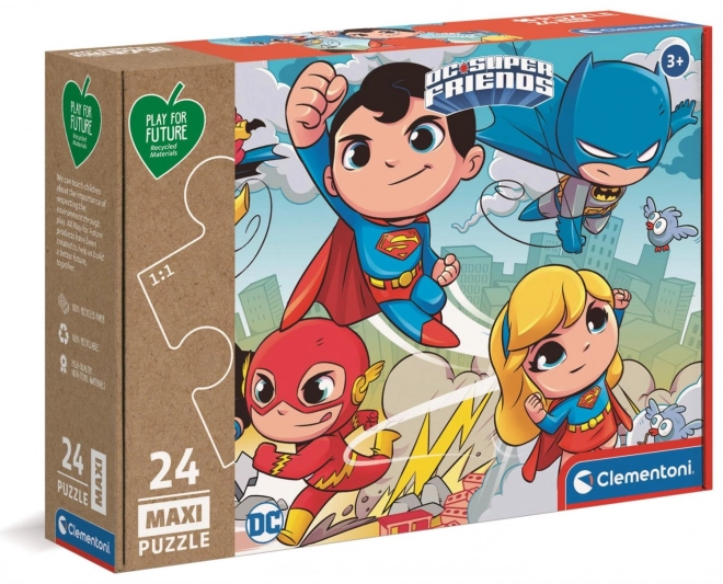 Clementoni puzzle DC Super Friends MAXI 24 elementów
