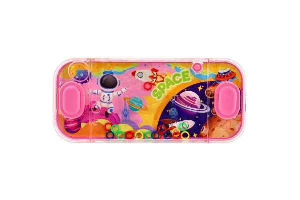 Wodna gra łamigłówka 15x7cm plastik kosmos 4 rodzaje 24szt w pudełku