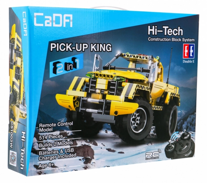 Zestaw konstrukcyjny JEEP WRANGLER zdalnie sterowany, kompatybilny z LEGO, 531 elementów