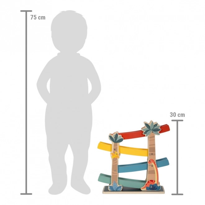 Small foot Drewniana kolejka Dino
