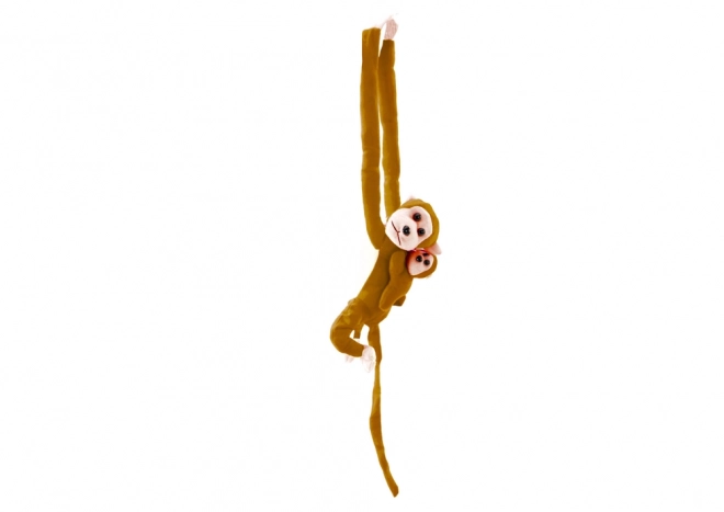 Maskot małpa pluszowa ciemnobrązowy 90 cm