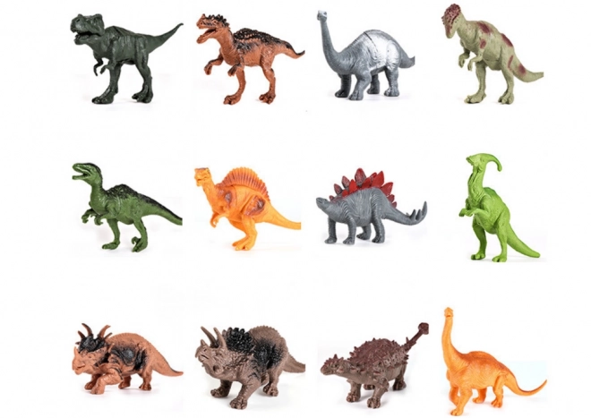 Zabawy park z dinozaurami 46 elementów
