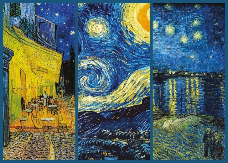 Puzzle Art: Nocna kolaż 1000 elementów