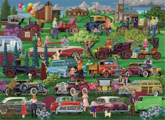 Drewniane puzzle WOODEN CITY Weterani 2w1