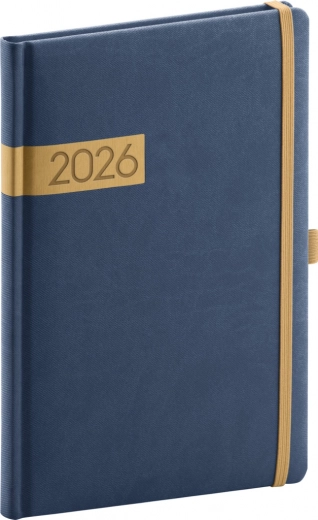 Tygodniowy terminarz Niebiesko‑złoty Twill 2026