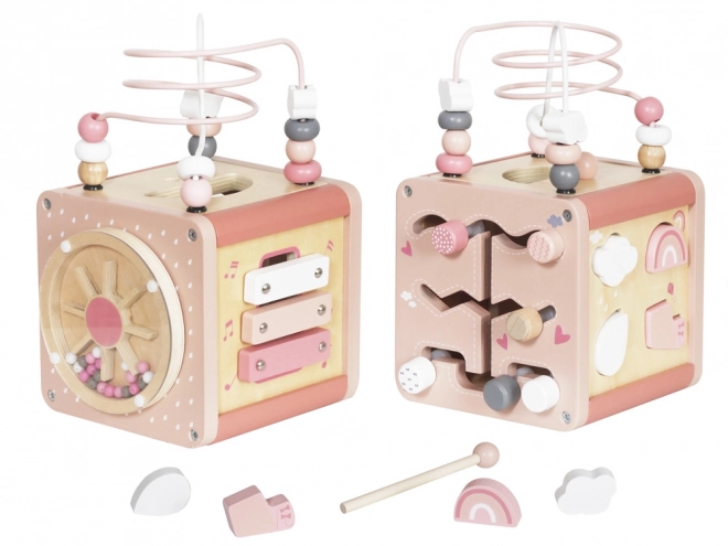 Kostka Edukacyjna Multicube Drewniana ZA5265