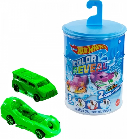 Zabawki Hot Wheels Color Reveal 2‑pack