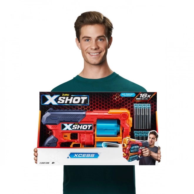 Wyrzutnia X-Shot Excel Xcess (16 strzałek) pomarańczowa