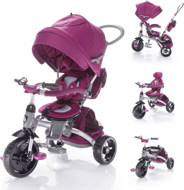 Trójkołowy rowerek citiGO, Mulberry Pink