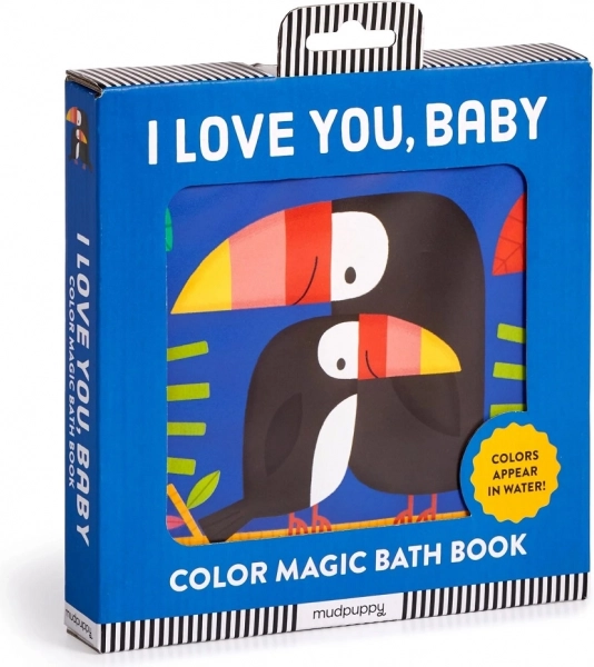 mudpuppy magiczna książeczka do kąpieli i love you