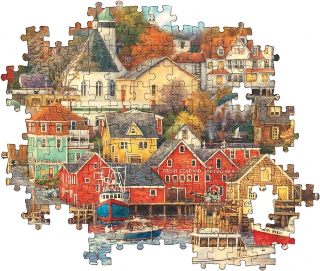 Puzzle 1500 elementów Kompaktowe Dobre Czasy Przystań