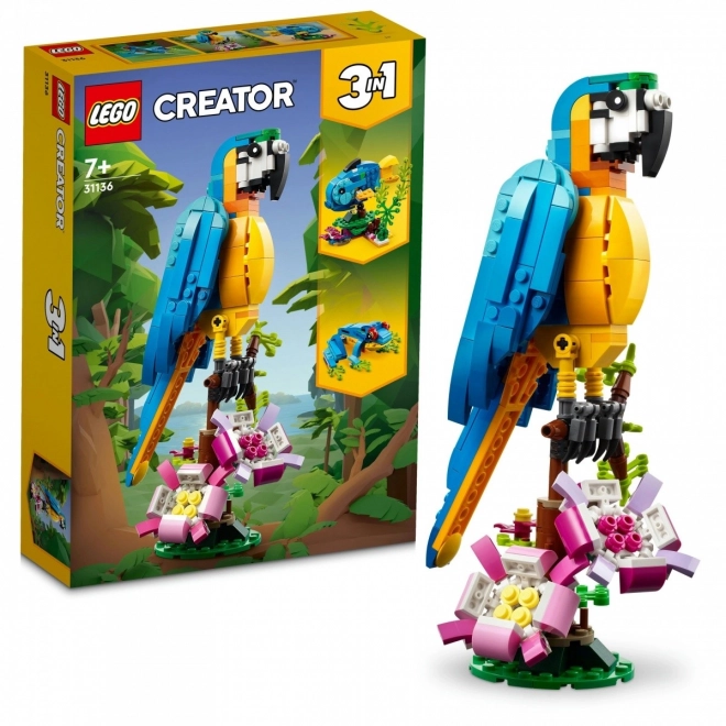 LEGO Creator 3w1 31136 Egzotyczna Papuga