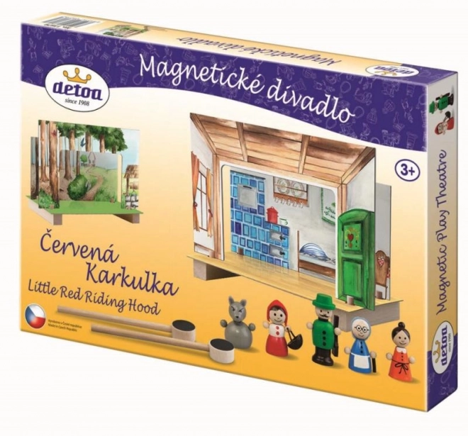 Magnetyczny teatrzyk Czerwony Kapturek