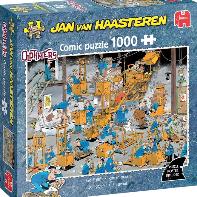 JUMBO Puzzle: Oldtimery - Naprzód! 1000 elementów