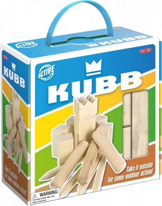 Gra Kubb w kartonowym pudełku