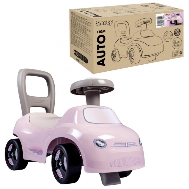 Smoby Jeździk Auto Różowy