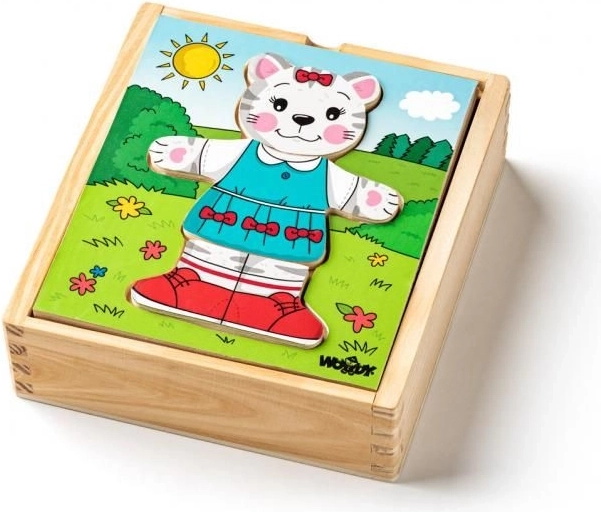 Praktyczne drewniane pudełko