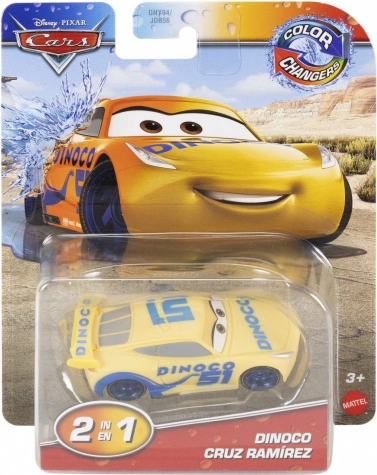 Jeżdżące auta zmieniające kolor, Dinoco inspirowane filmem Auta od Disney•Pixar