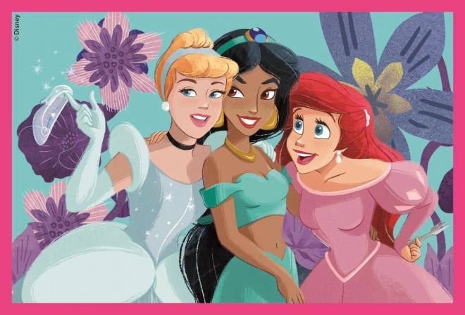 CLEMENTONI Obrazkowe klocki Disney Księżniczki, 6 klocków