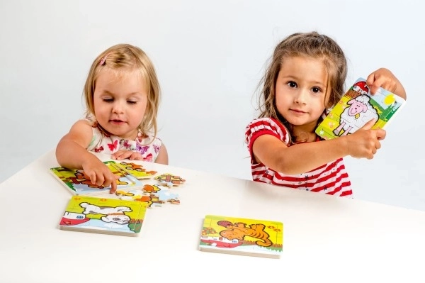 Mini puzzle Moje pierwsze zwierzątka - 9 elementów