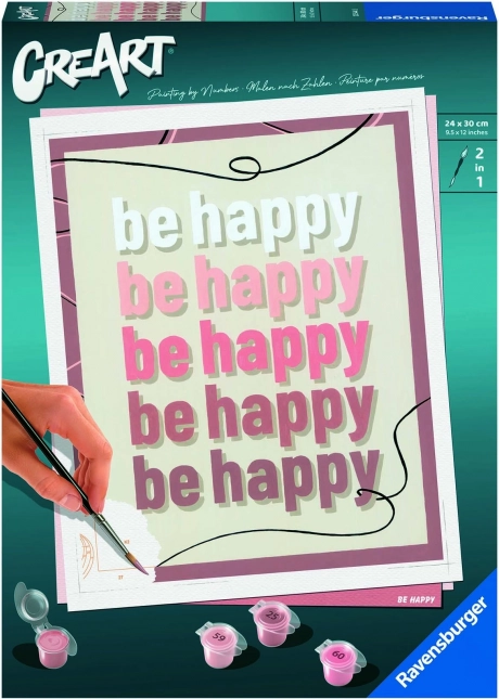 CreArt Be Happy zestaw malarski dla nastolatków