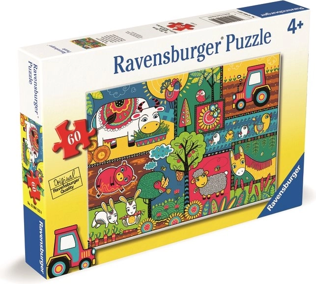 Puzzle Dzień na farmie 60 elementów