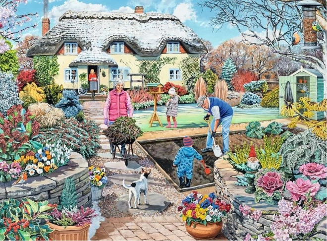 Puzzle Dziadkowy ogród 500 elementów Ravensburger