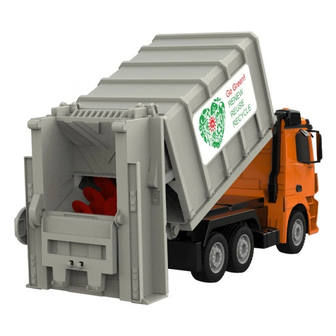 RC śmieciarka na zdalne sterowanie 1:26 Double Eagle (pomarańczowe) Mercedes-Benz Antos E676-003