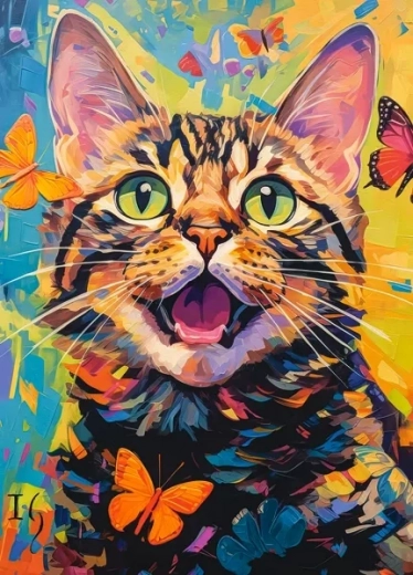 puzzle szczęśliwe kocię 260 elementów