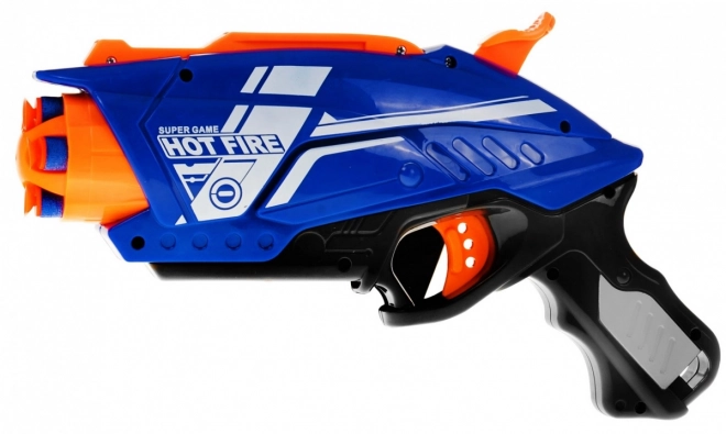 Ręczna broń dla dzieci 6+ Blaze Storm Mechanizm sprężynowy + 20 długich piankowych nabojów