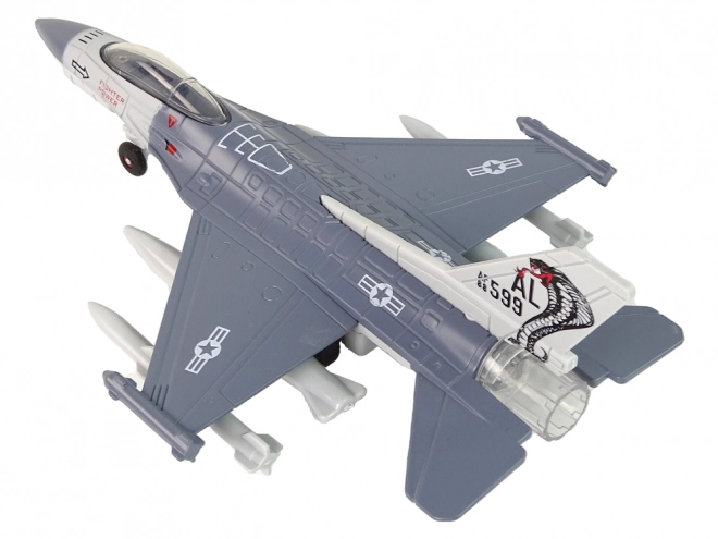 Samolot Fricative Drive Lights Sounds 1:72 szary