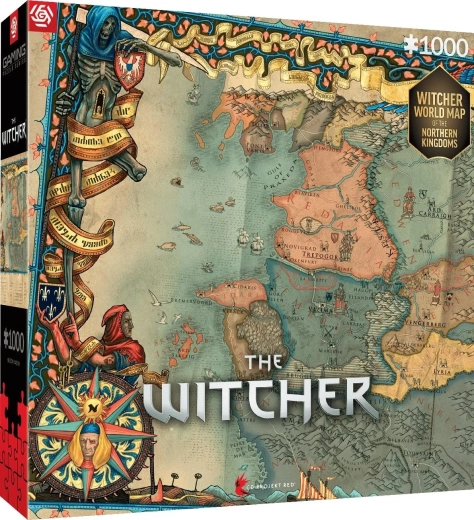 Puzzle Wiedźmin: Królestwa Północy 1000 elementów