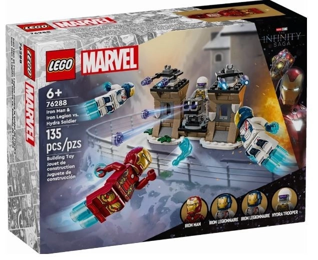 LEGO Marvel Super Heroes 76288 Iron Man i Żelazna Legia kontra żołnierz Hydry
