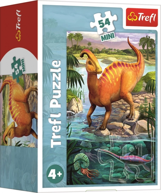 TREFL Puzzle Niesamowite dinozaury: Parasaurolophus 54 kawałki