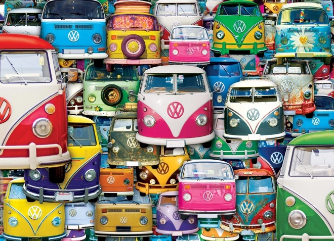 EUROGRAPHICS Puzzle Volkswagen Bus: Funky Jam 1000 elementów