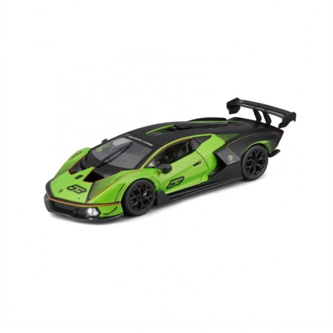 Bburago 1:24 Wyścig Lamborghini Essenza SCV12 – Zielone