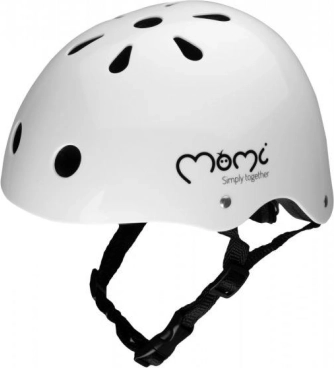 dziecięcy kask MoMi MIMI biały