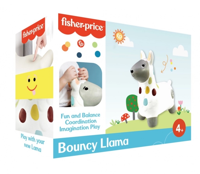 Fisher-Price nadmuchiwany skoczek lama