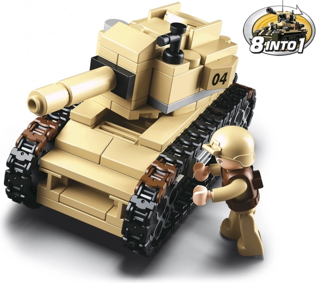 Sluban Army 8 w 1 czołg – mini zestaw konstrukcyjny