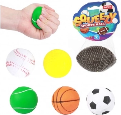 Ściskana sportowa piłeczka Toi-Toys